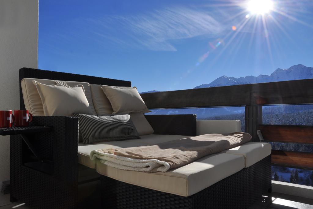Crap Da Flem - 3.5 Zimmer Ferienwohnung Am Sonnenhang Von Flims Exterior foto